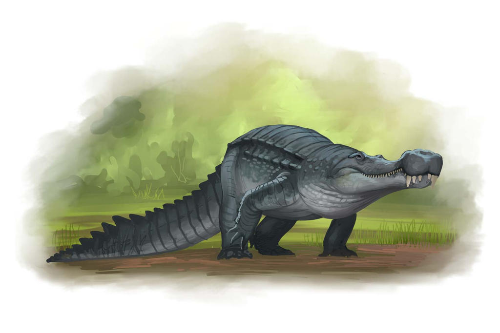 Draw Dinovember 2016 Day 23 Sarcosuchus