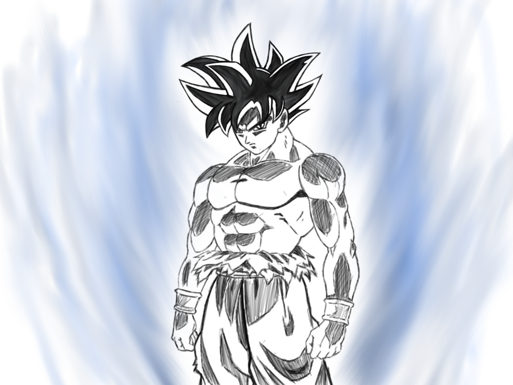 Ultra Instinct Goku by DazeArt on DeviantArt