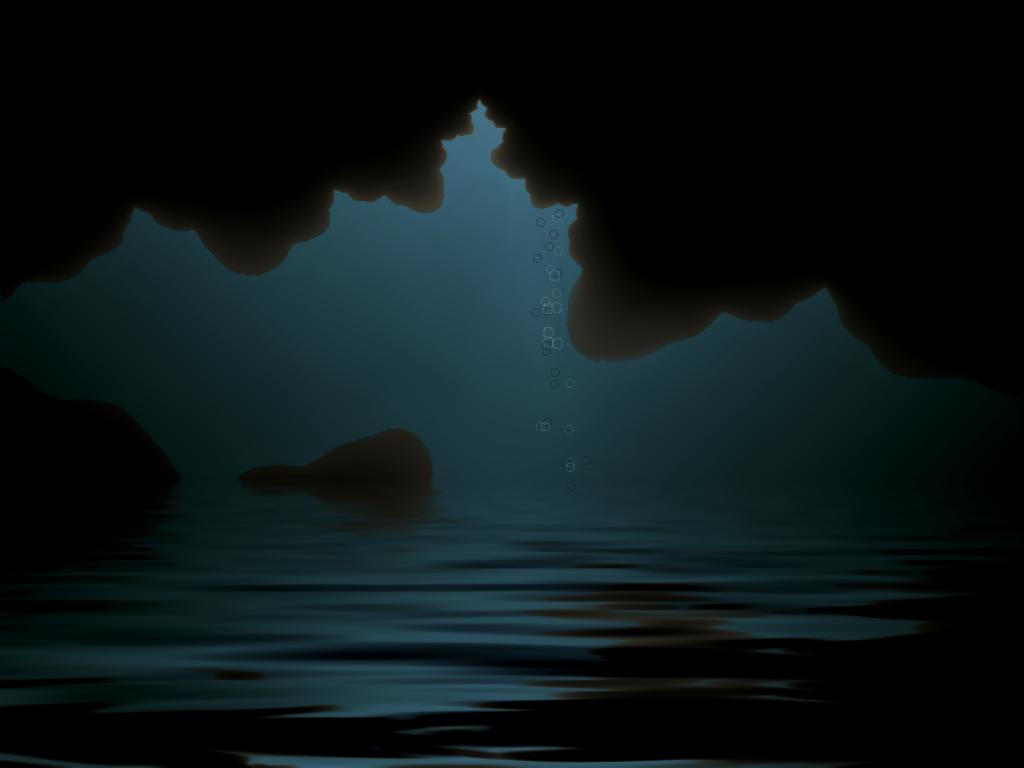 Underwater cave by teddybearcholla on DeviantArt