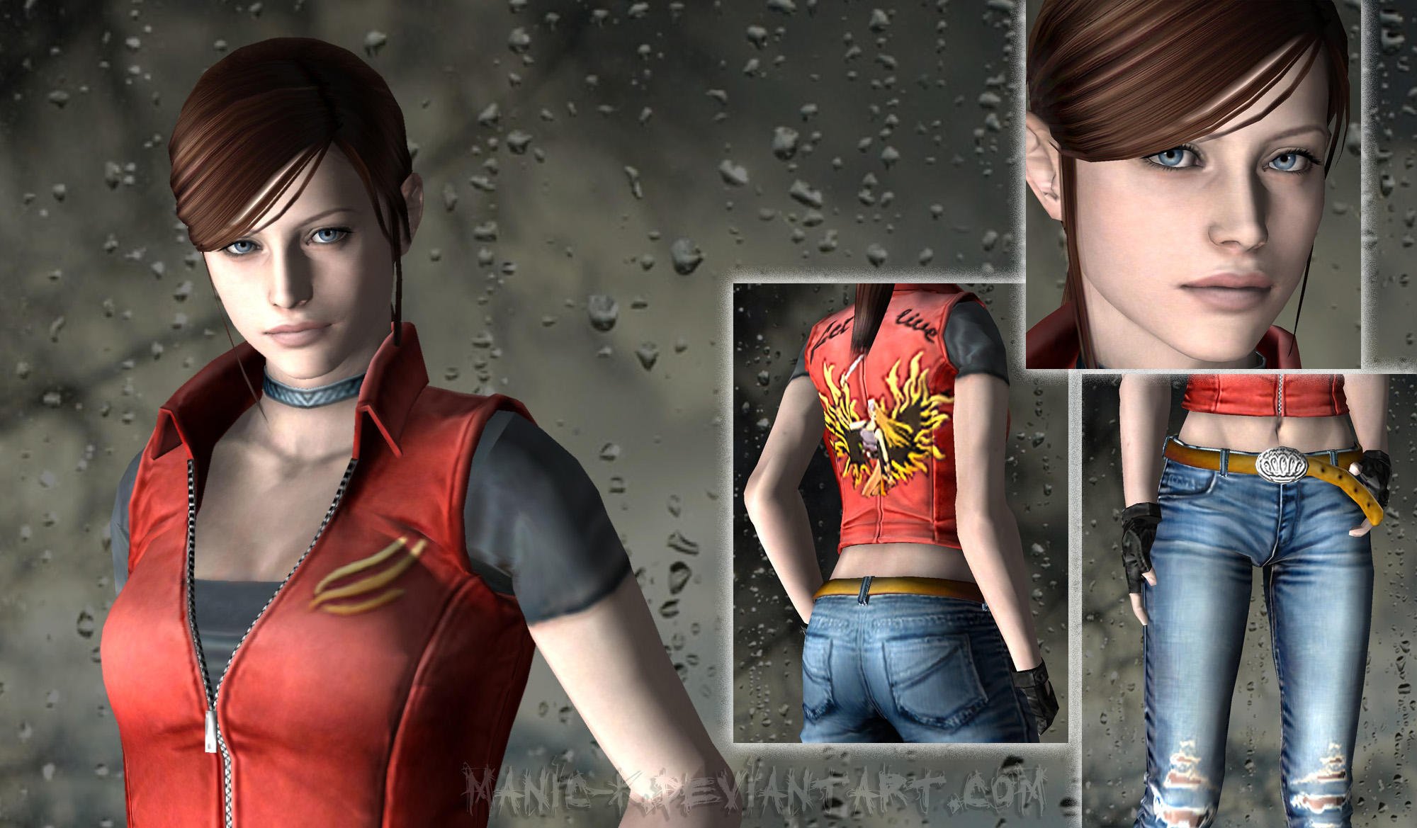 claire redfield cv retexture by manic