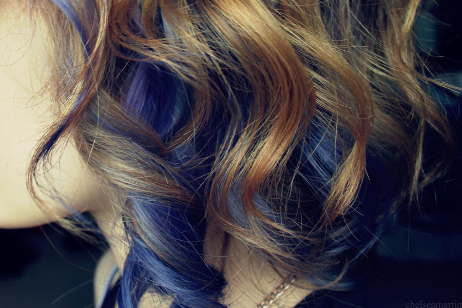 Blue Curly Hair Extensions - Hair Extensions.com - wide 1