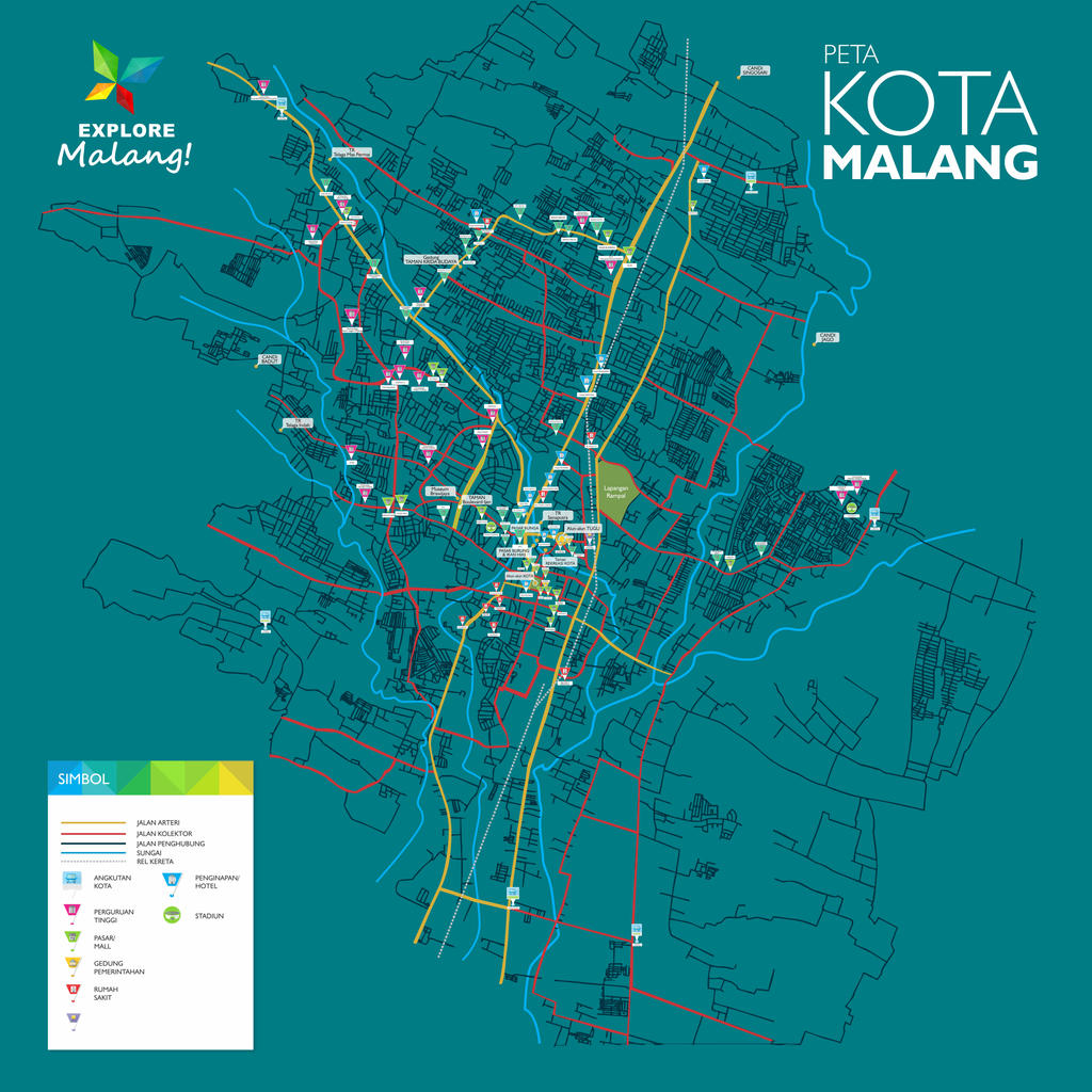  Peta Kota Malang  by mmisiG2 on DeviantArt