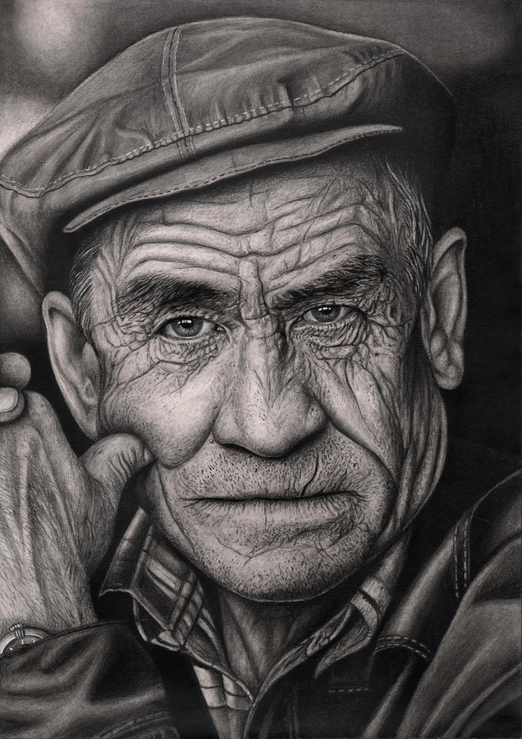 'OLD MAN' graphite drawing by PenTacularArtist on DeviantArt