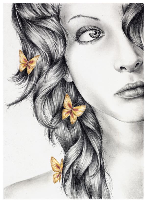 Princess of Butterflies by nabey