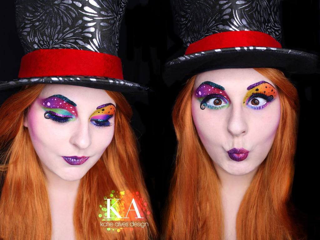 Mad Hatter Makeup W Tutorial By KatieAlves On DeviantArt