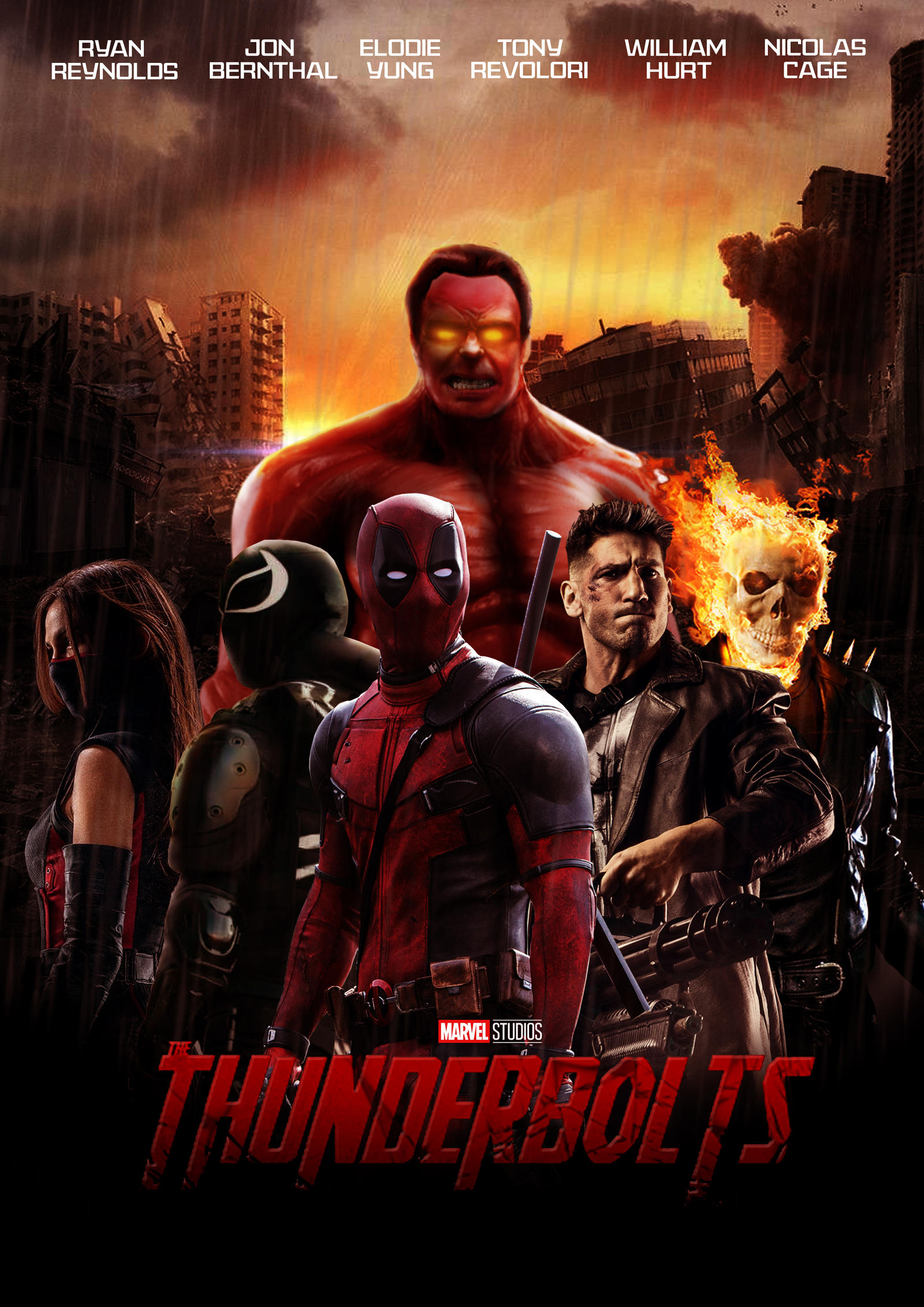 Marvel's Thunderbolts Movie Poster by MarcellSalek26 on