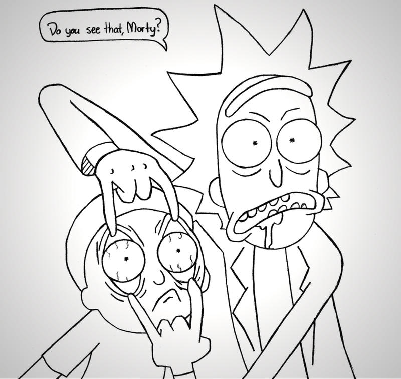 Rick and Morty by Anghellic67 on DeviantArt