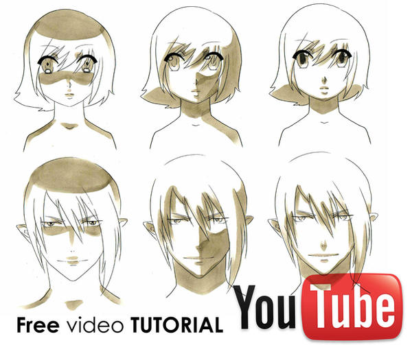 How To Draw Manga: Shading Faces Video Tutorial by Mistiqarts on DeviantArt