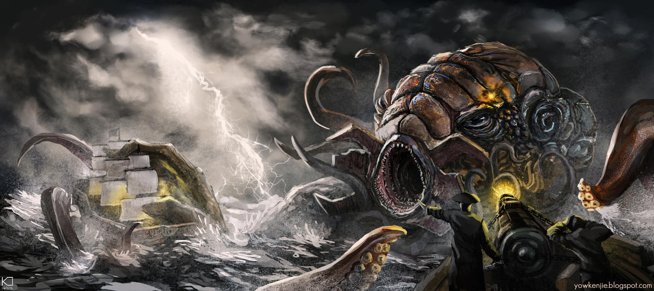 Cthulhu Kraken by Xiven on DeviantArt