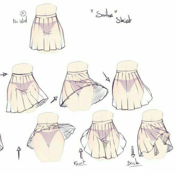 skirts/clothes/ruffles by TheMadHattwr on DeviantArt