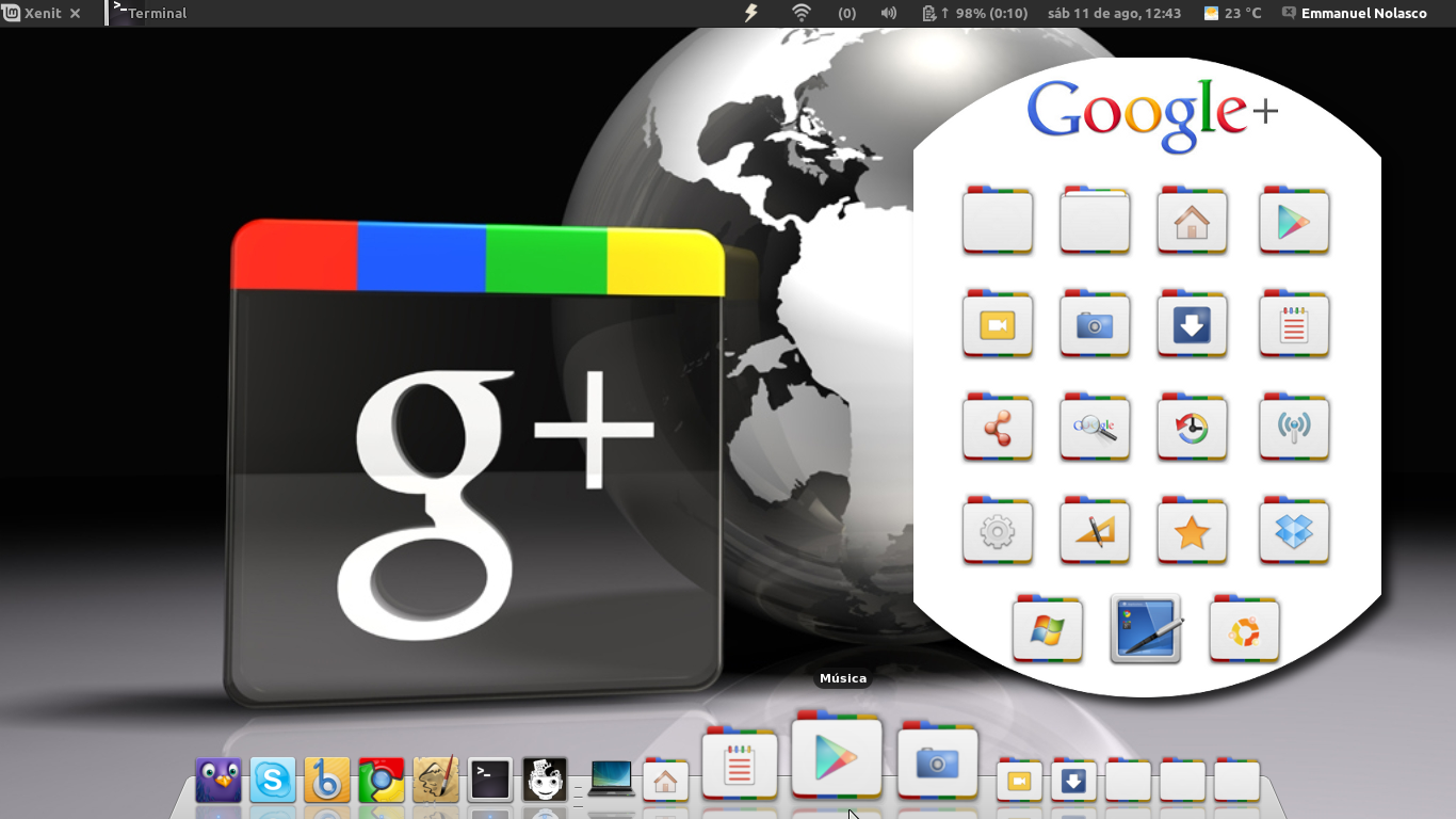Google+ Folder Square Icons. by enolasco7 on DeviantArt