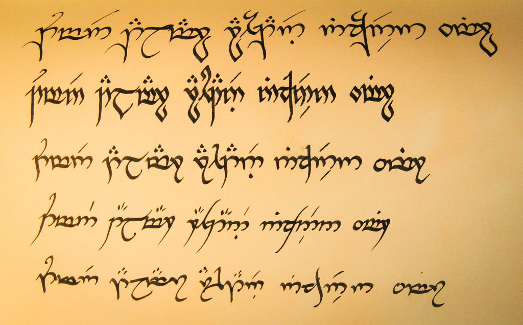 Elvish writing styles by Nirnaeth-en-Ainur on DeviantArt