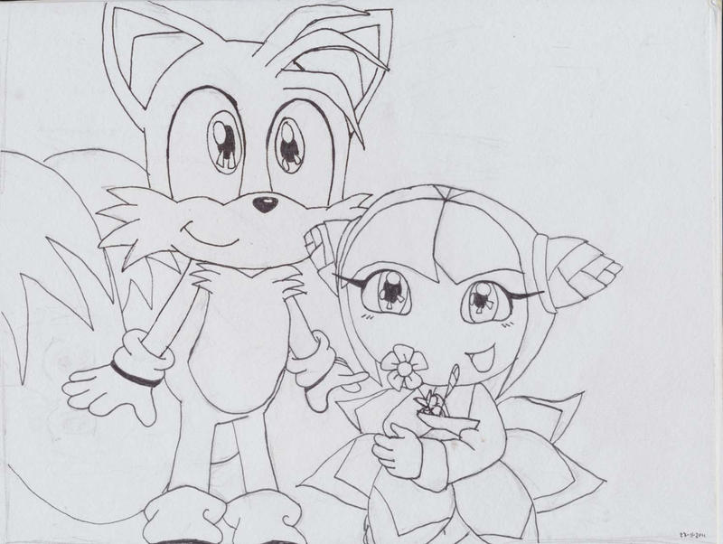 Tails and Cosmo by Lucky-Sonic-77-d on DeviantArt