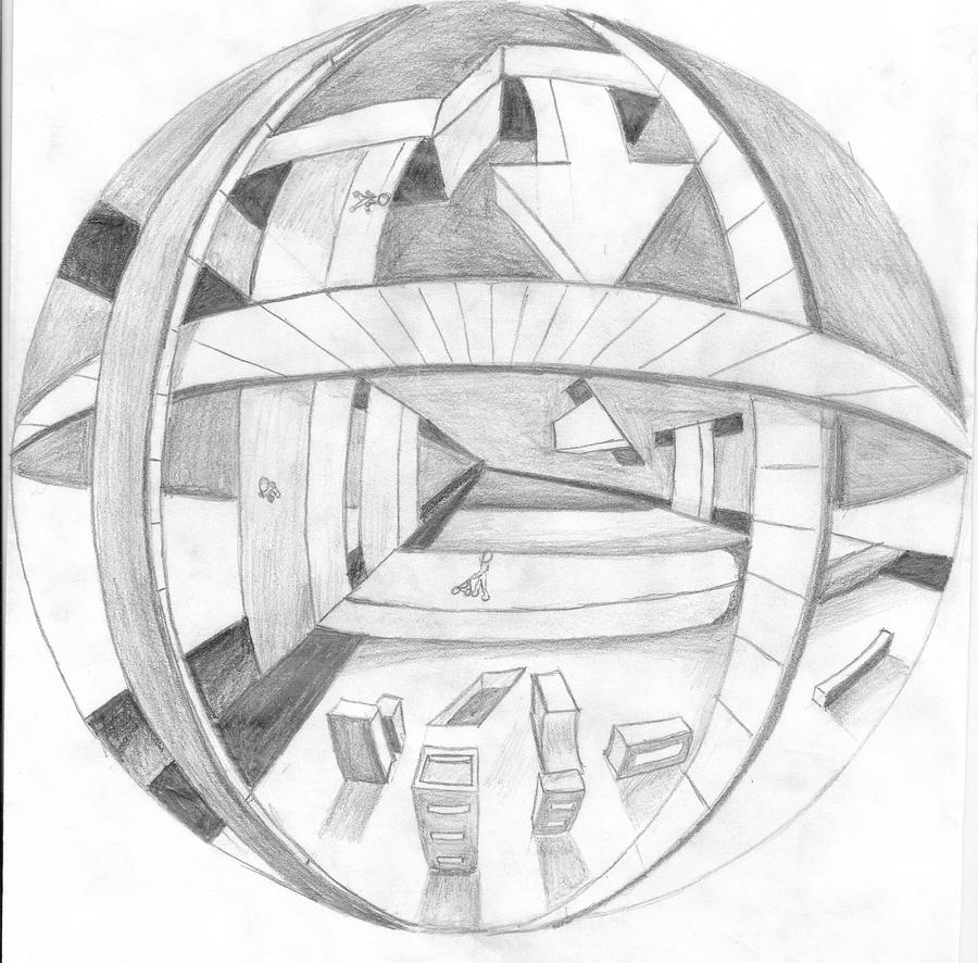 five point perspective by pbjallday on DeviantArt