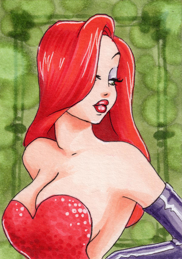 Jessica Rabbit-ACEO by Faerytale-Wings