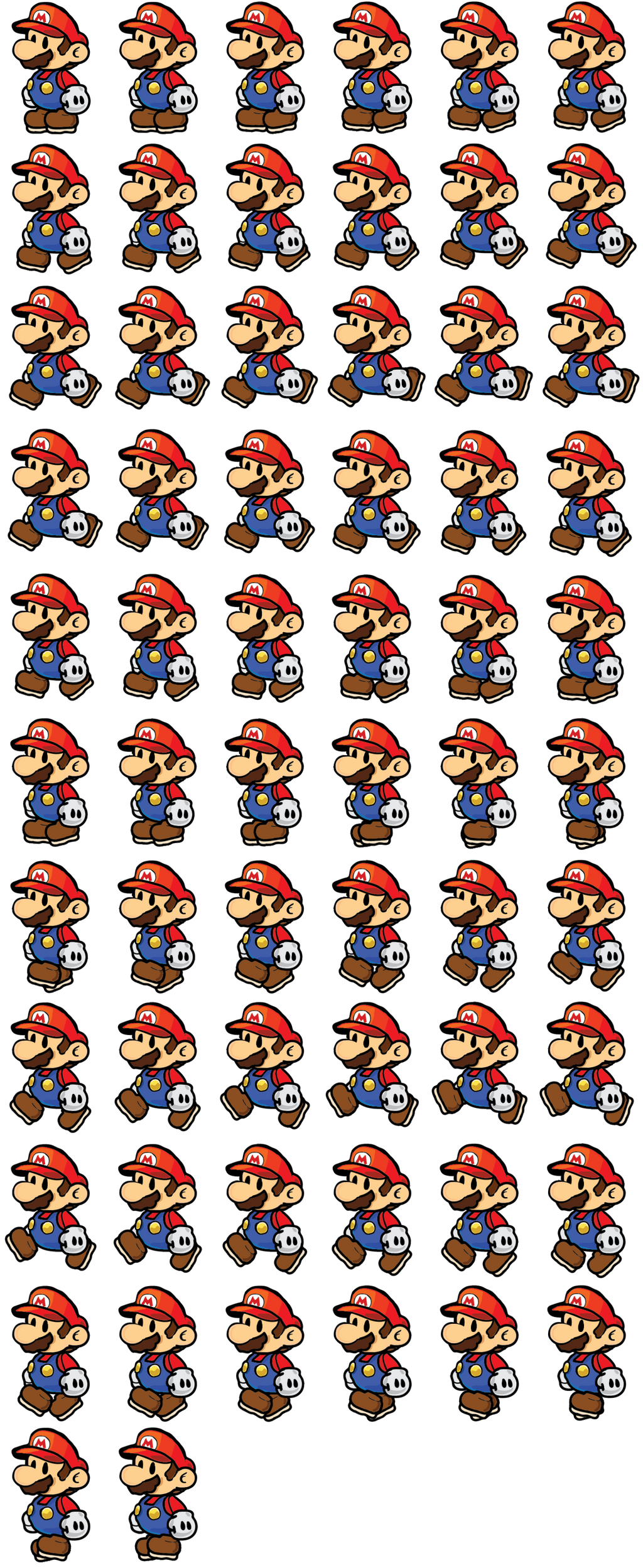 Super Mario World Mario Sprite Sheet
