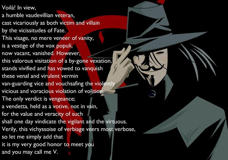 V for Vendetta by AnjPine on DeviantArt