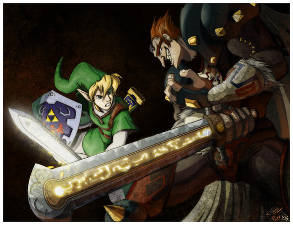 Link and Ganondorf by Jeex-Farfadet on DeviantArt