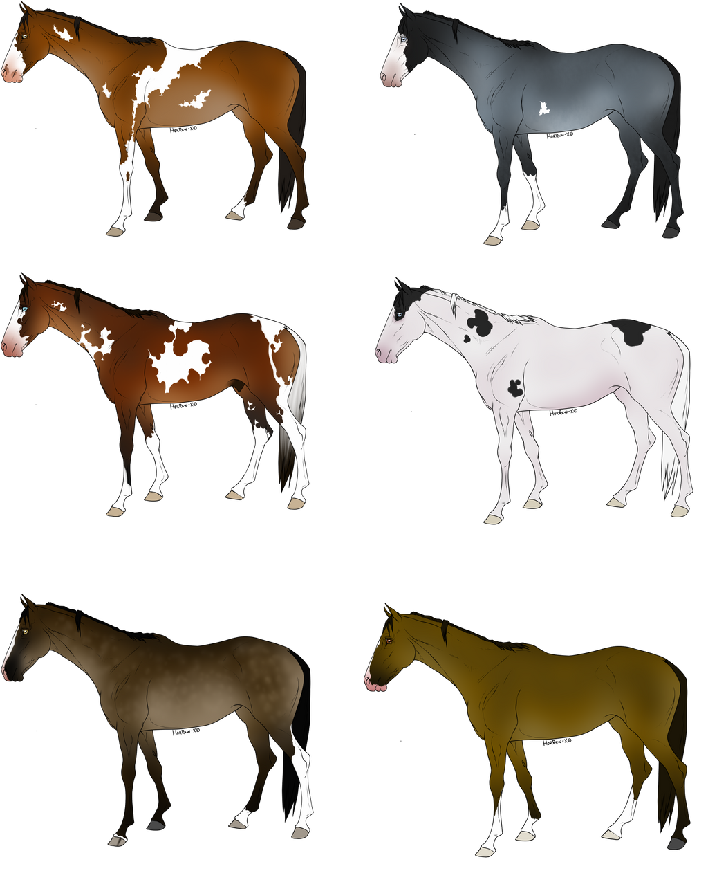 Horse Adoptables(OPEN) by BrittanysAdopts on DeviantArt