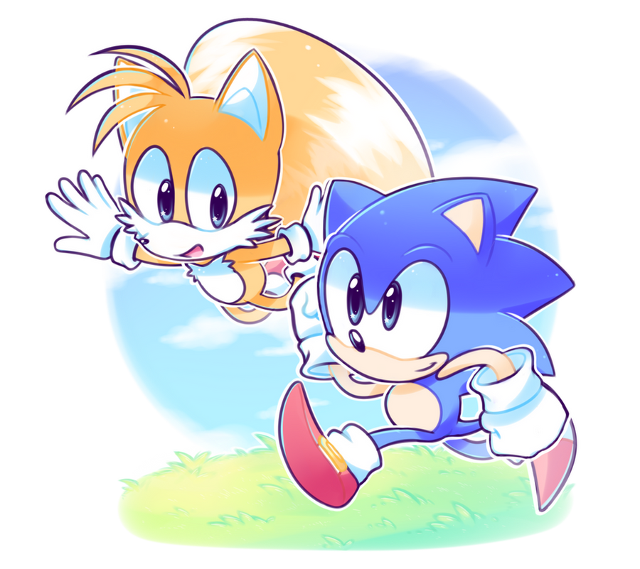 Sonic And Tails By Azulila On Deviantart