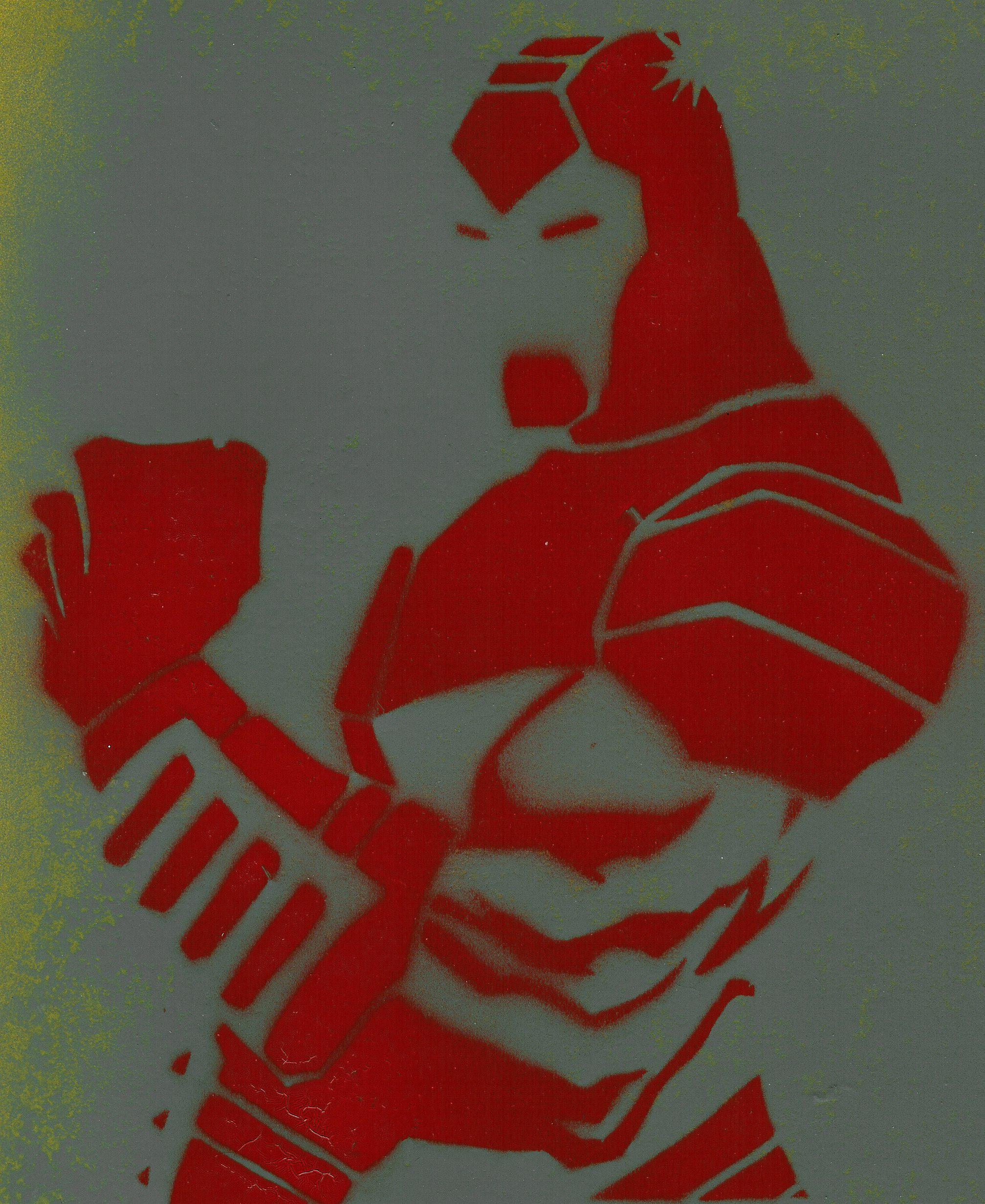 Iron Man Stencil by MillerSprafke on DeviantArt
