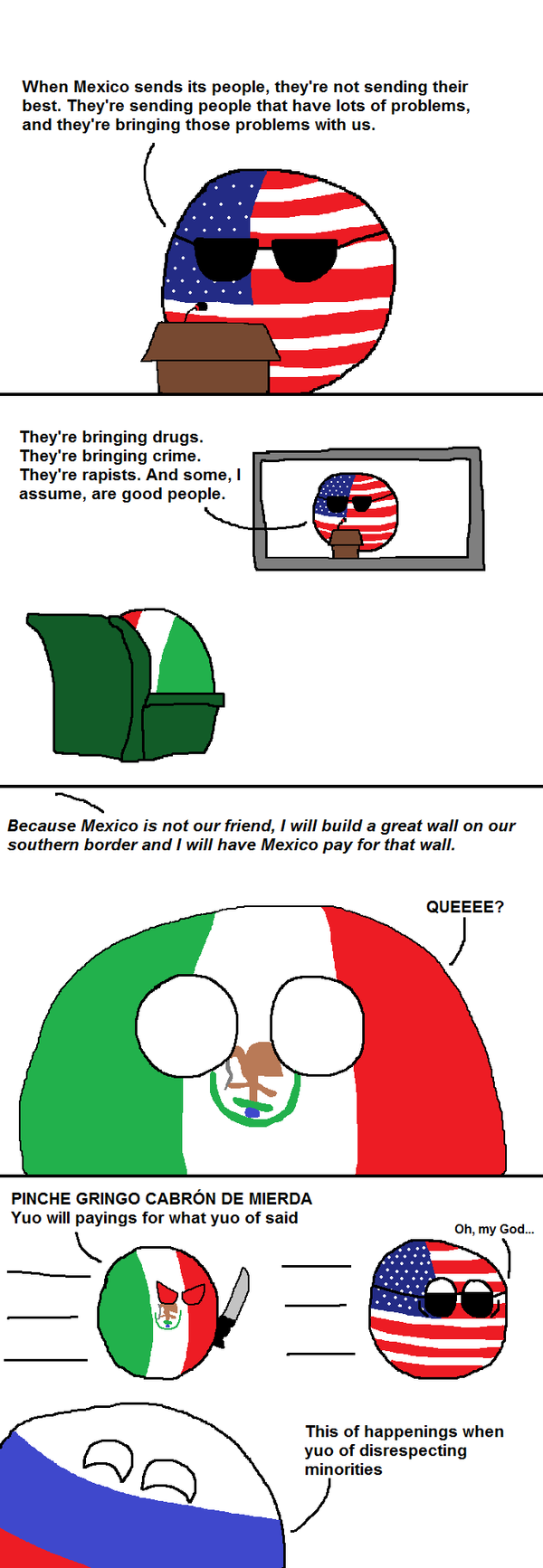 Bad attitude towards Mexico by lobux on DeviantArt