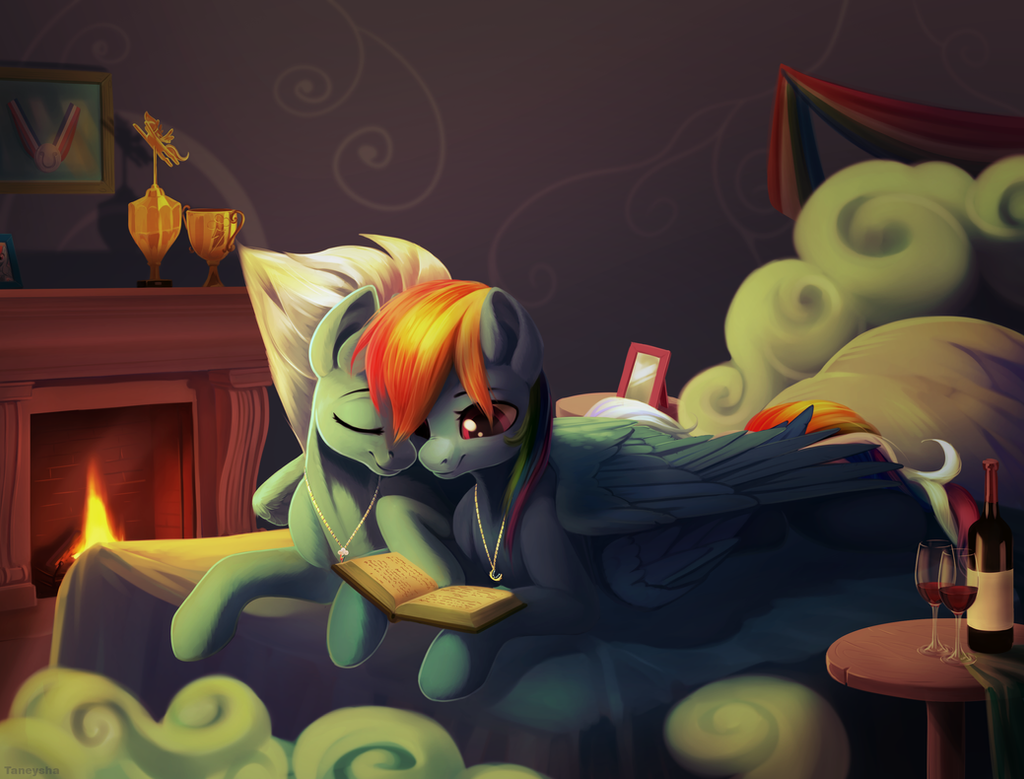 [Obrázek: rainbow_dash_and_fleetfoot_by_taneysha-dby9dse.png]