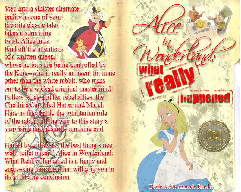 Alice in Wonderland Book Cover by UniformDisorder on DeviantArt