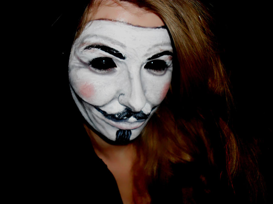 V For Vendetta (Guy Fawkes) Makeup Design by TemplarAgent18 on DeviantArt