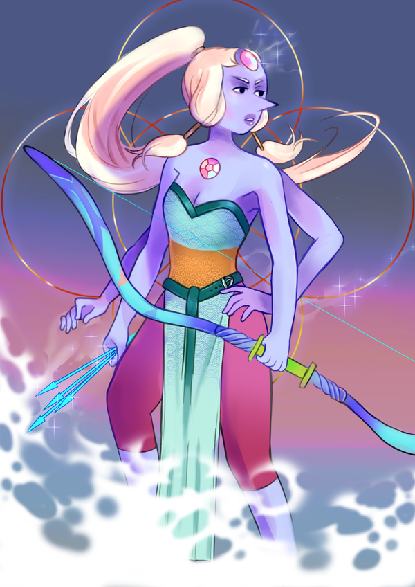 My opal print for desucon 2018.