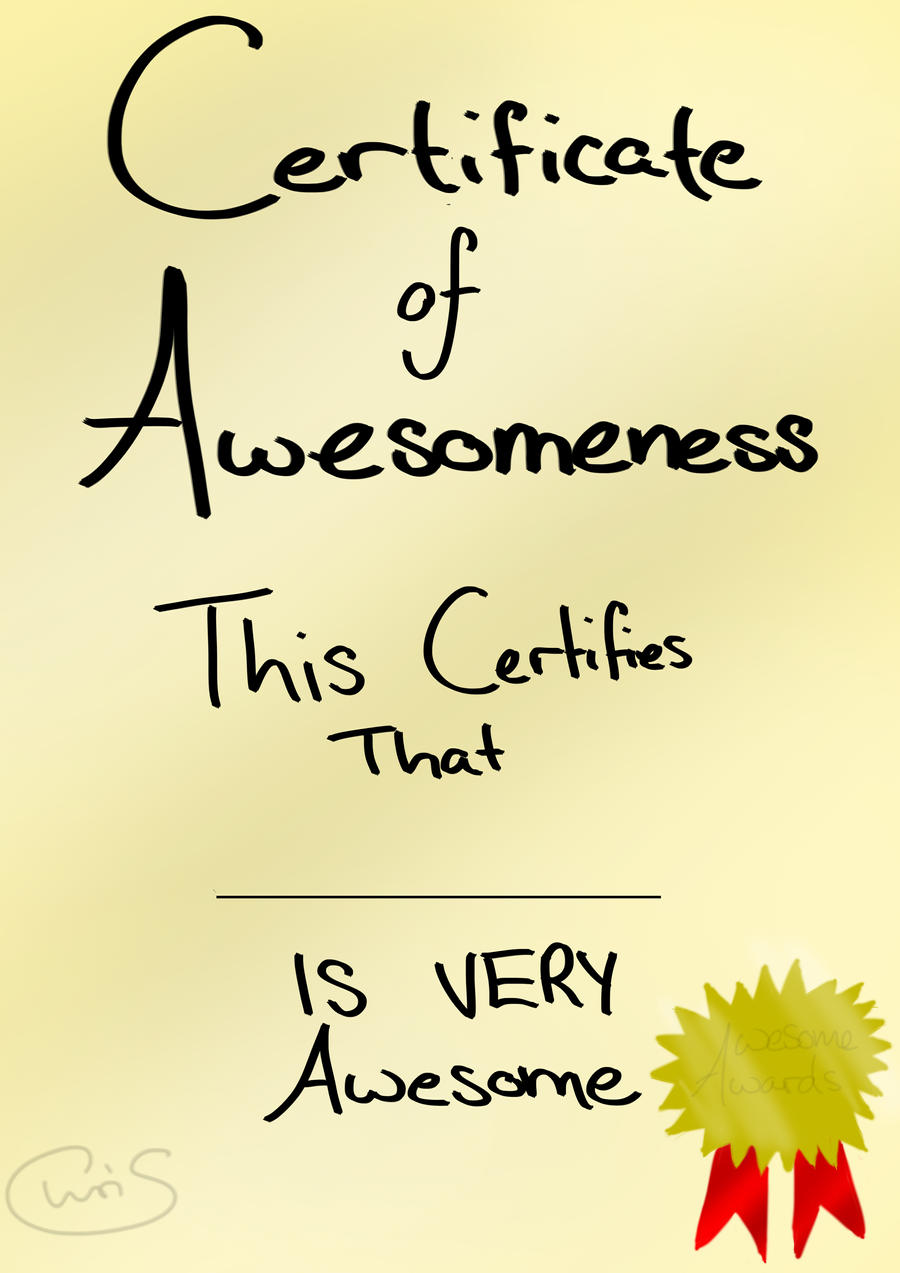 awesome-certificate-by-christohpera-on-deviantart