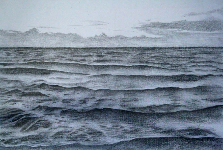  Pencil drawing of the sea by Nay-Oh-Me on DeviantArt