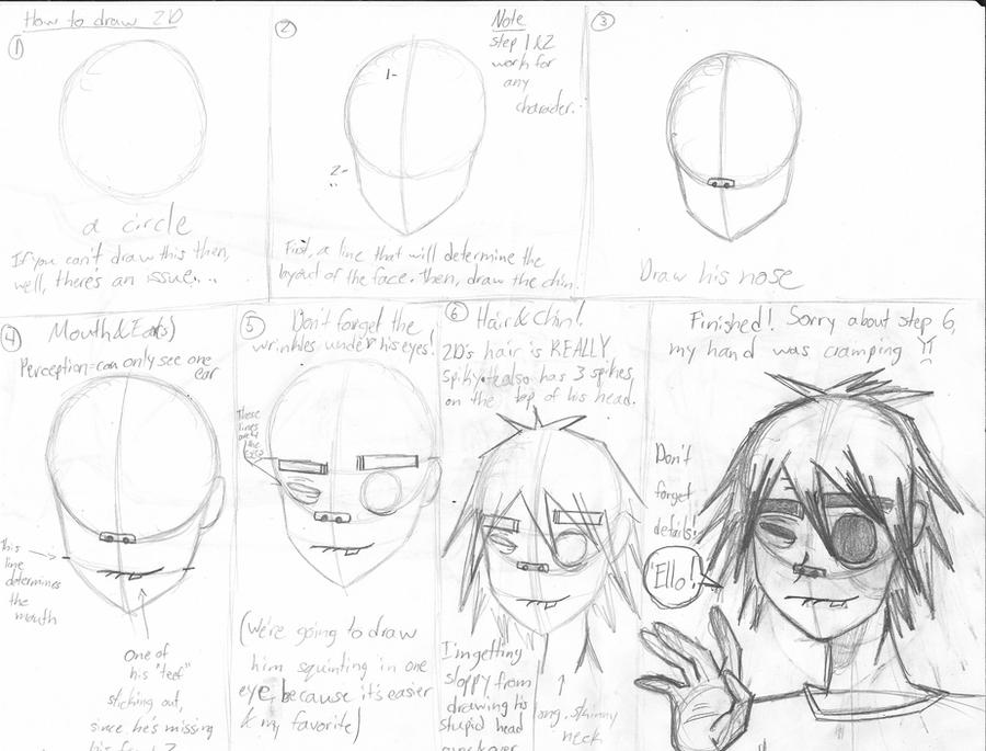 How to Draw 2D of Gorillaz by silverowl19 on DeviantArt