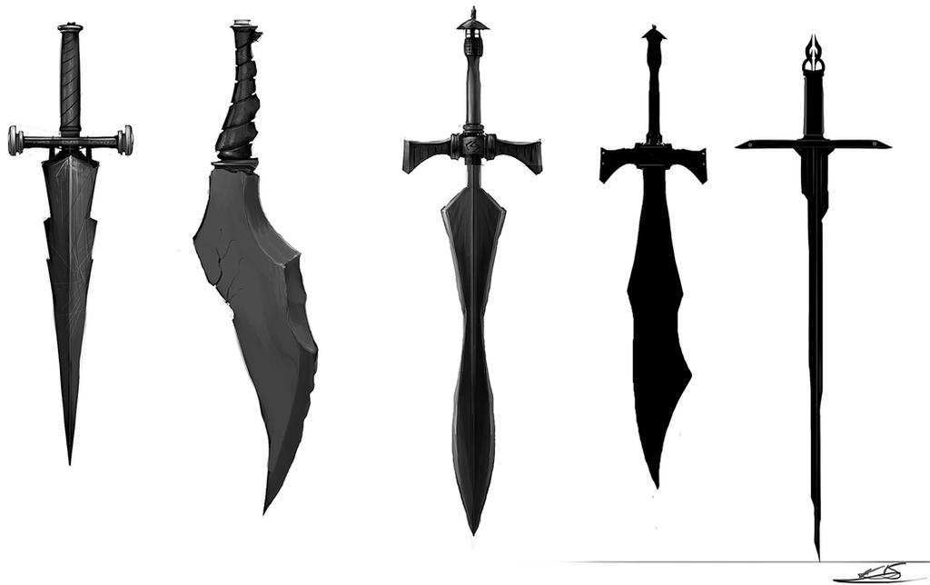 Sword Concepts by CRYart-UK on DeviantArt