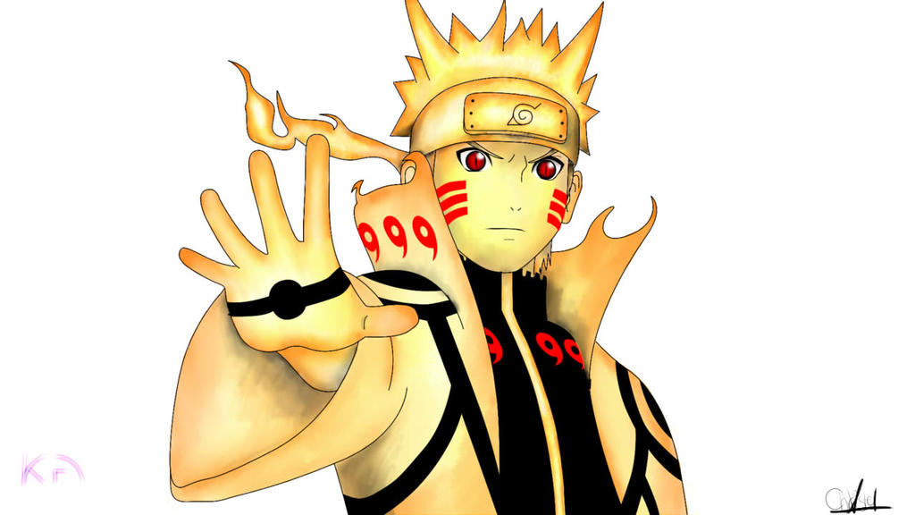 Gambar Keren Naruto Bijuu Mode gambar ke 3