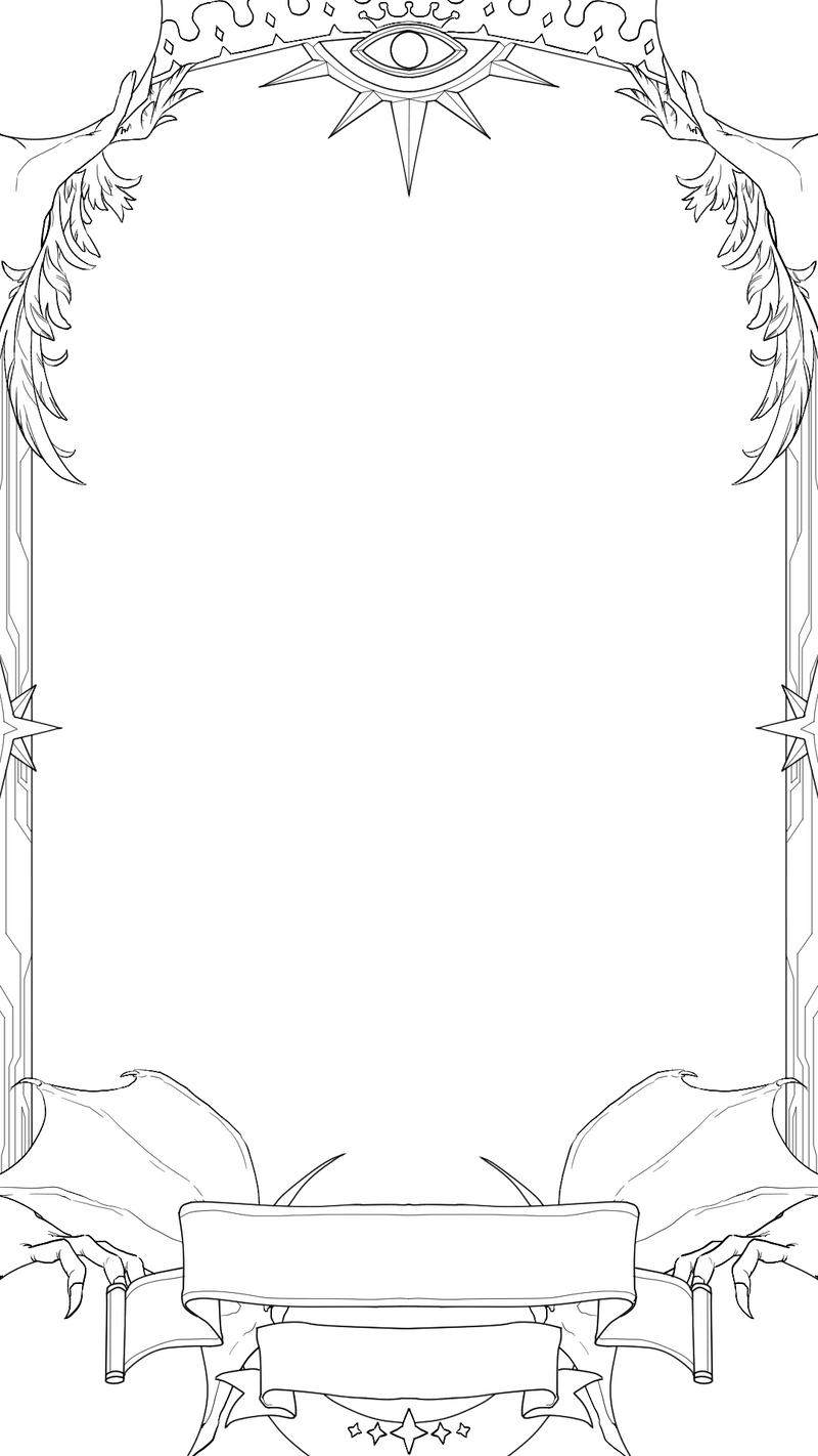Tarot/Trading card template by AbsintheIsMySoul on DeviantArt