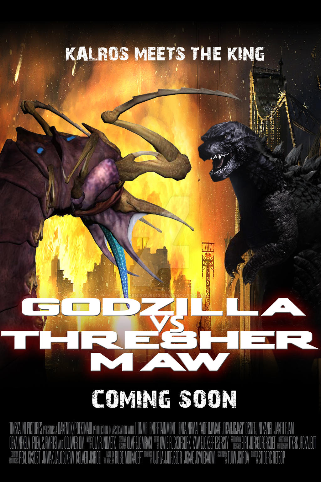 Godzilla vs King Ghidorah by dernooks on DeviantArt