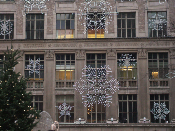 Snowflakes on a building by Animal4Nat on DeviantArt
