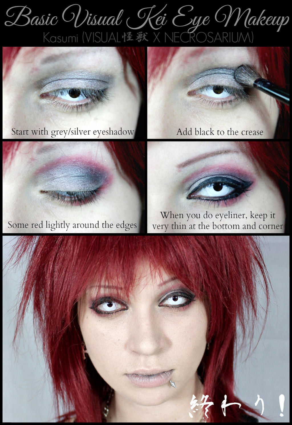 Simple Visual Kei Eye Makeup Tutorial By Necrosarium On DeviantArt