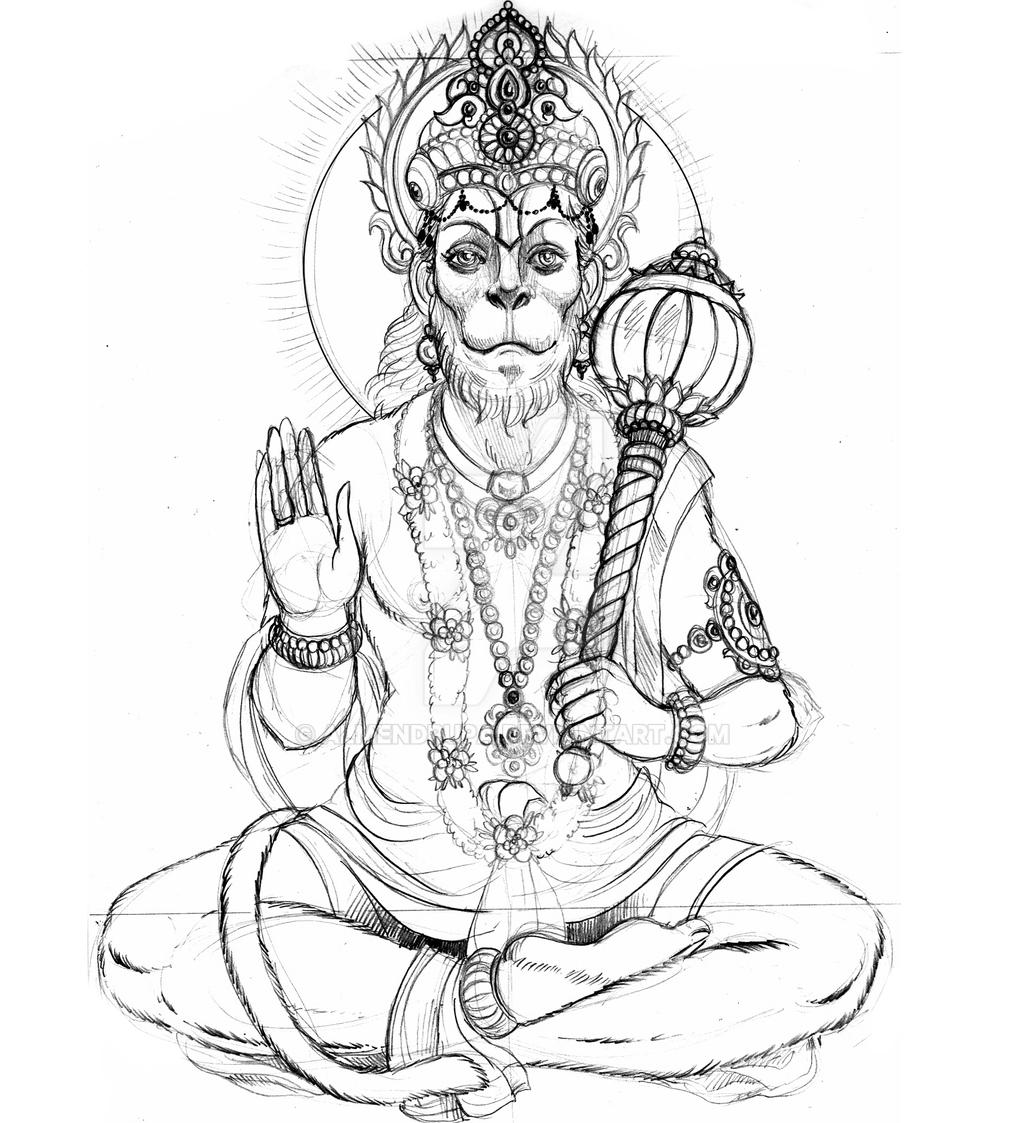 Hanuman Drawing Images Hd