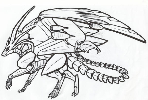 Robo-dragon by Azurna on DeviantArt