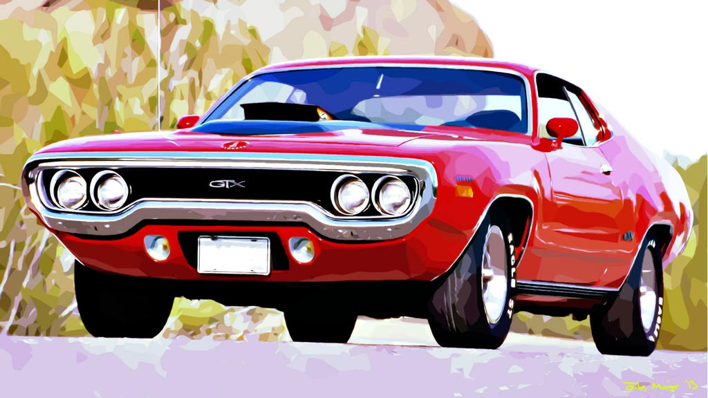 Awesome 1971 Plymouth Gtx Hd Wallpaper Download
