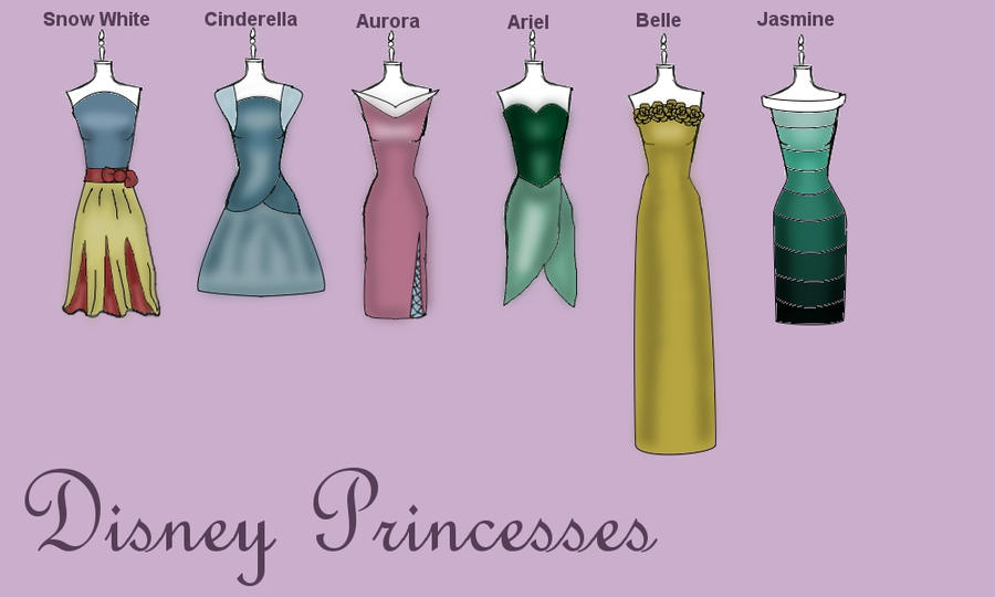 Disney Princess-Inspired by TheWhiteSwan on DeviantArt