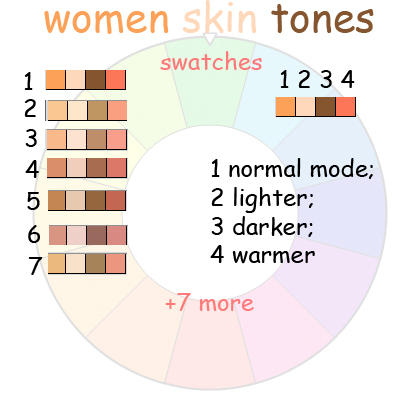 women skin tone by feniksas4 on DeviantArt