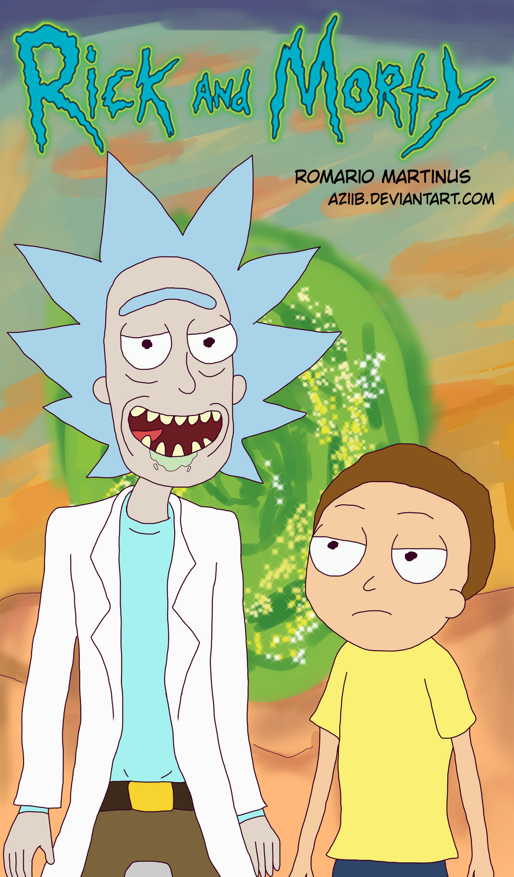 Rick And Morty Fan art by aziib on DeviantArt