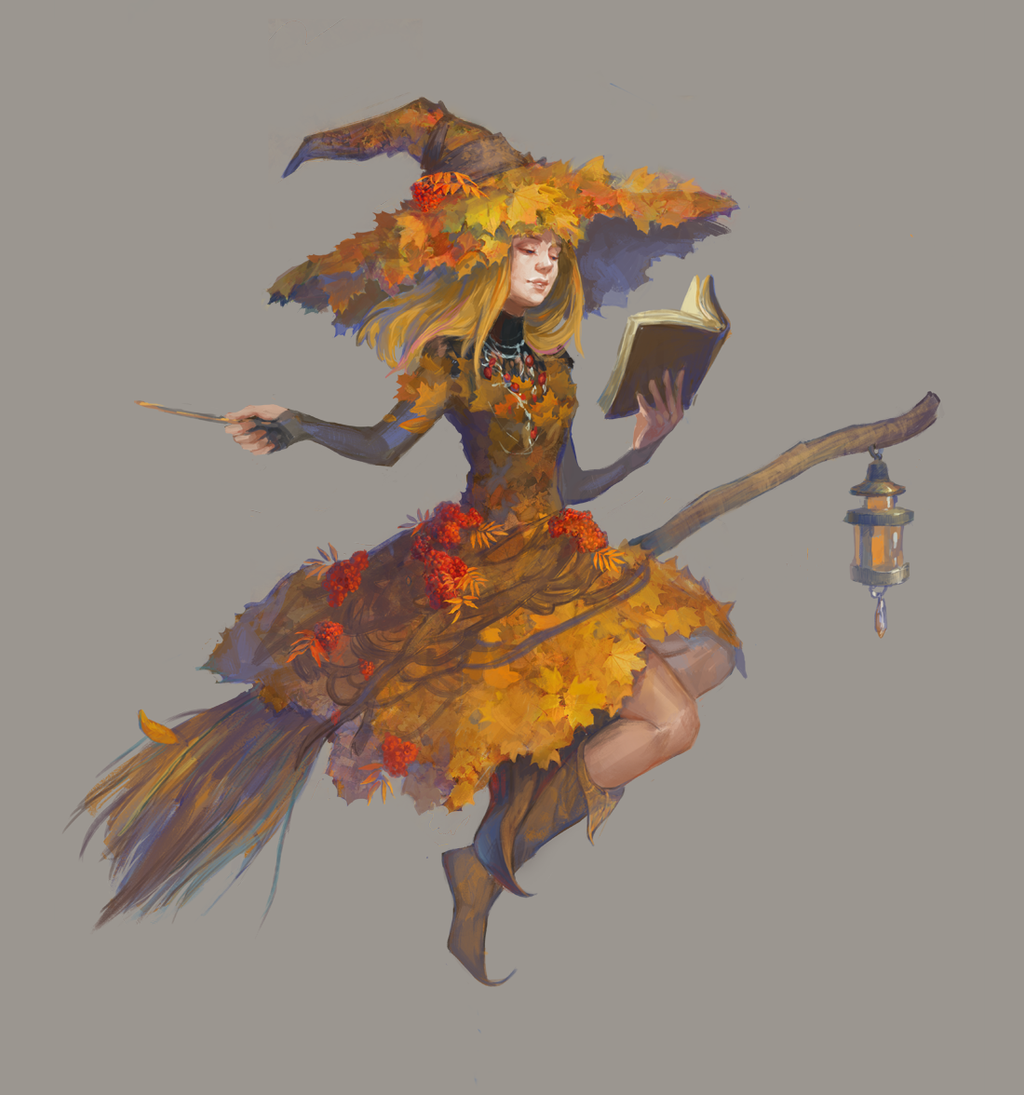 Autumn Witch ADOPT AUCTION [CLOSED] by Ada Musatova : r/ImaginaryCharacters