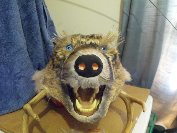 My homemade wolf mask by Guardianwolf666 on DeviantArt