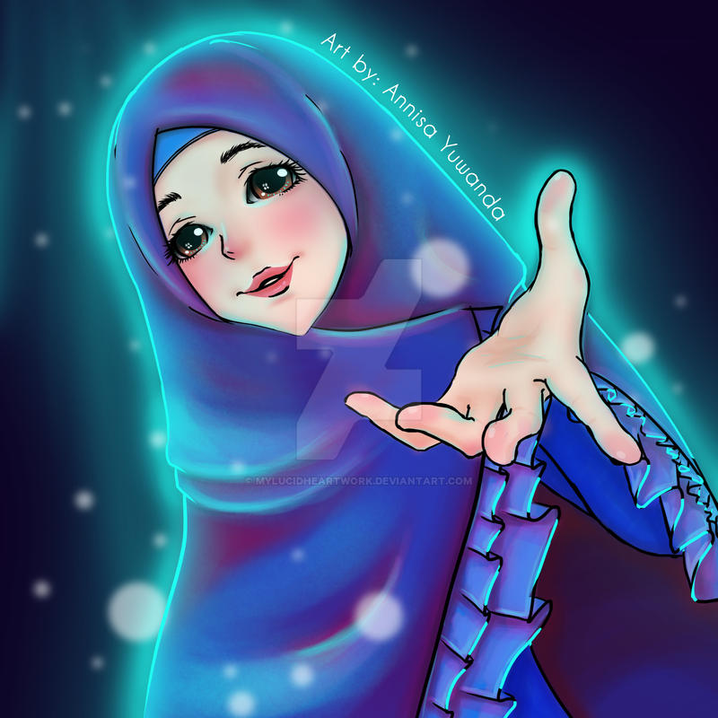Beautiful Muslimah Hijab Girl 2 By Mylucidheartwork On Deviantart