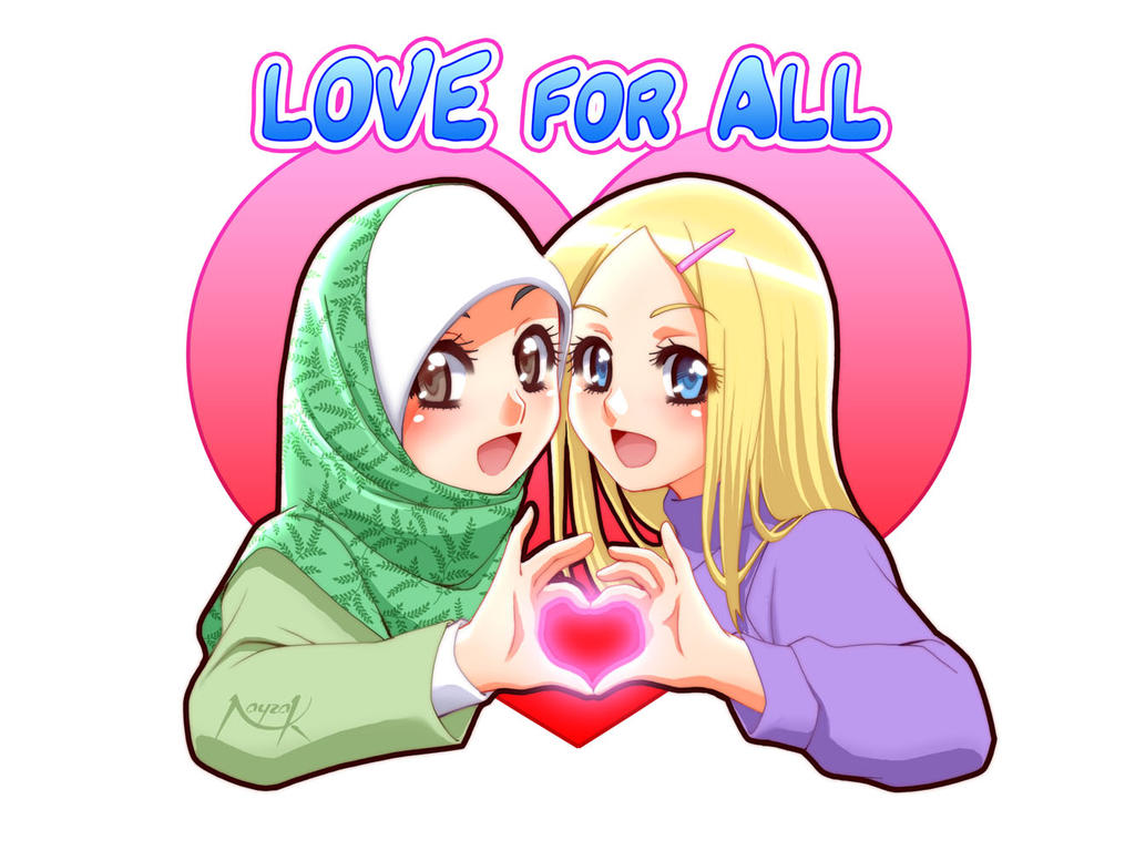 Gambar Kartun Muslimah Love Gambar Kartun