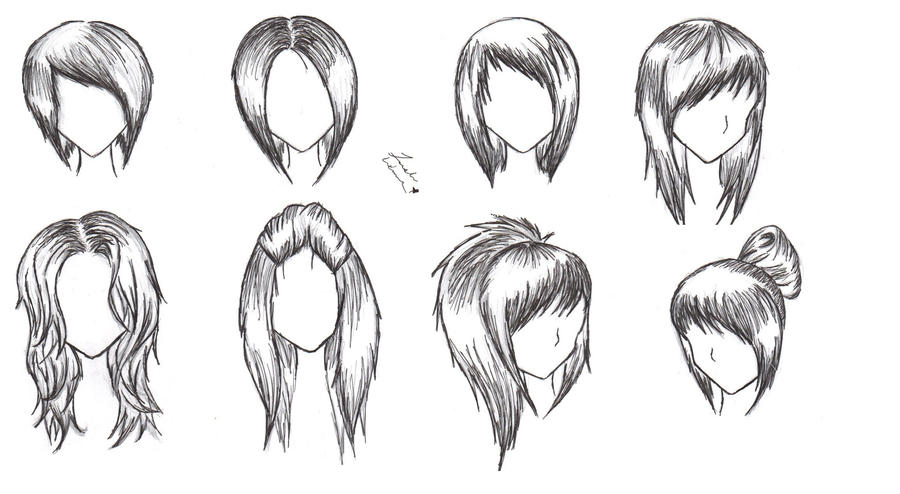 Female Hairstyles by alicewolfnas on DeviantArt